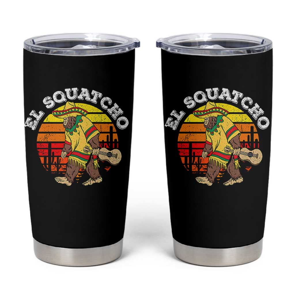 El Squatcho Bigfoot Tumbler Cup Mexican Sasquatch Cinco De Mayo
