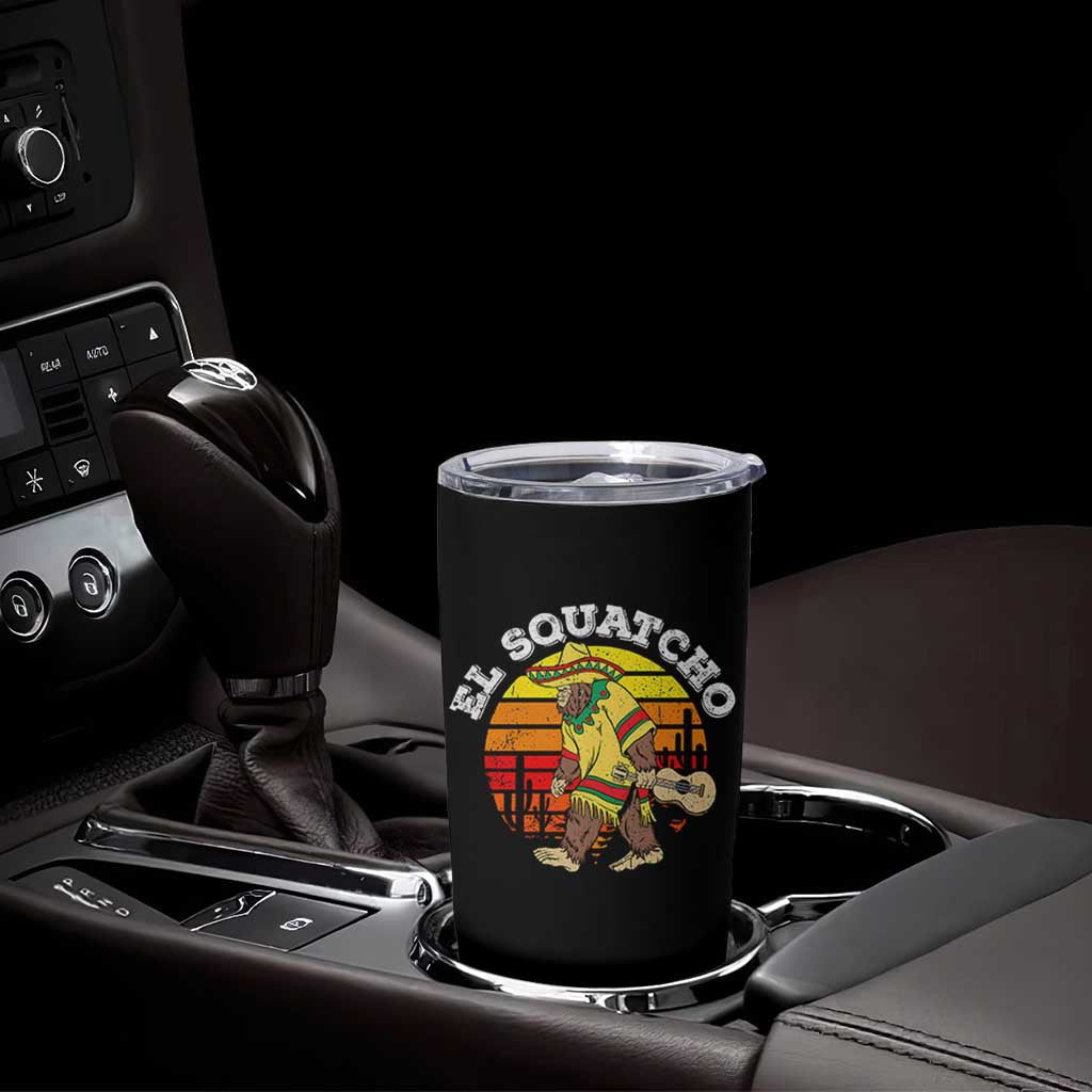 El Squatcho Bigfoot Tumbler Cup Mexican Sasquatch Cinco De Mayo