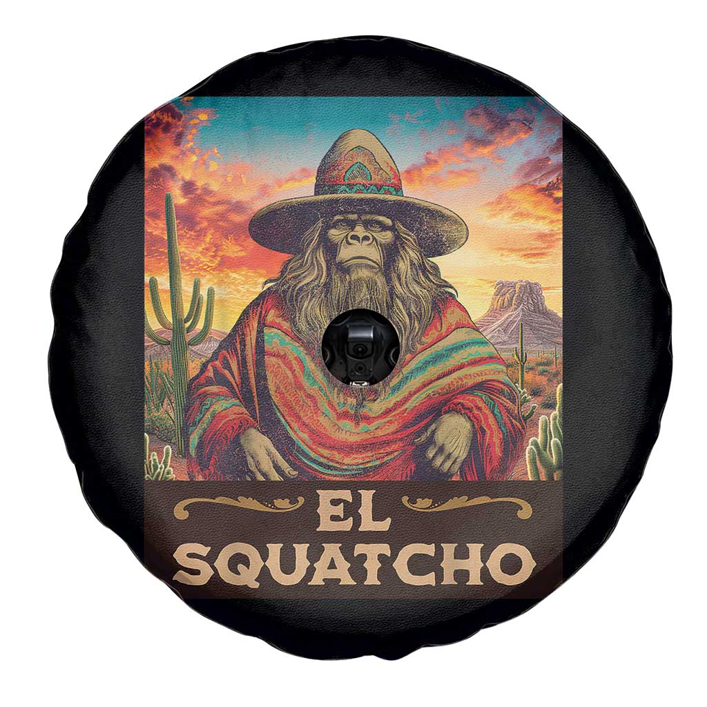 El Squatcho Bigfoot Spare Tire Cover Mexican Sasquatch Lovers Cinco De Mayo