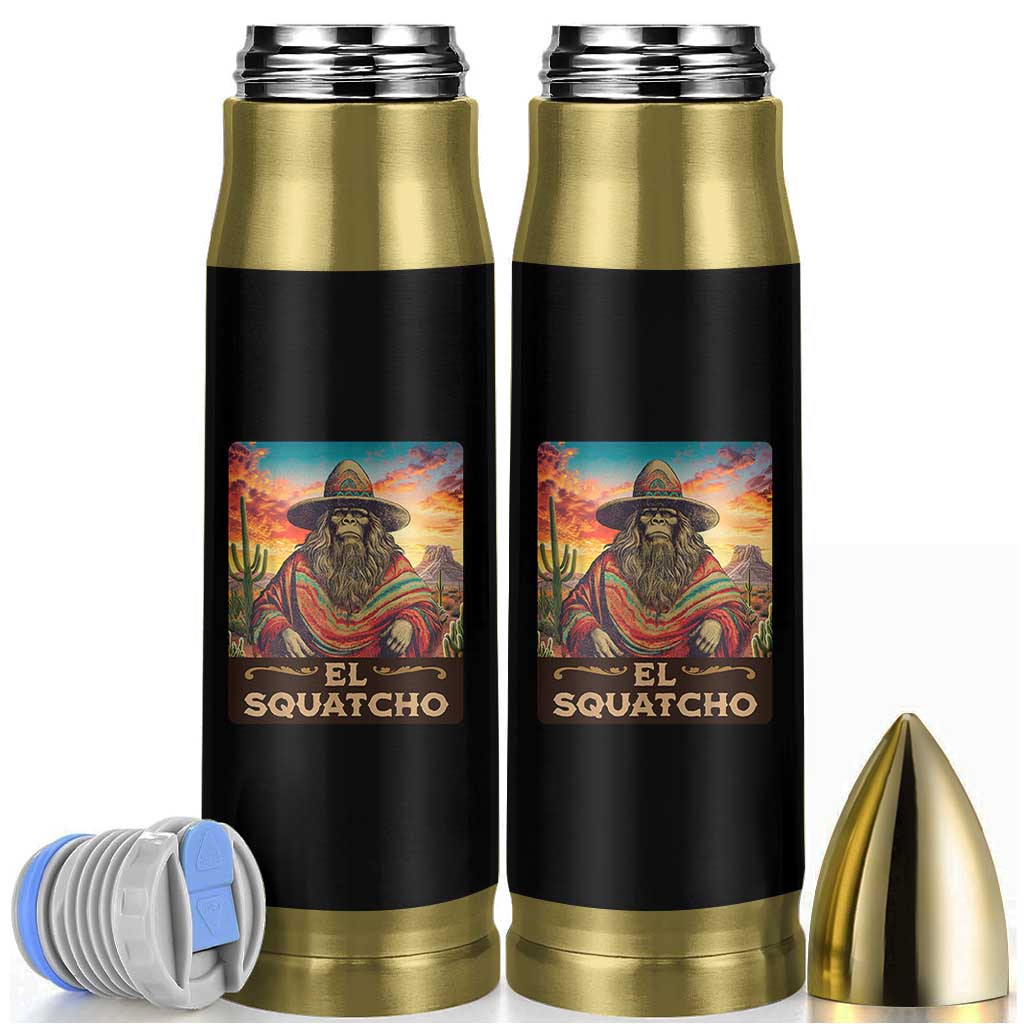 El Squatcho Bigfoot Bullet Tumbler Mexican Sasquatch Lovers Cinco De Mayo