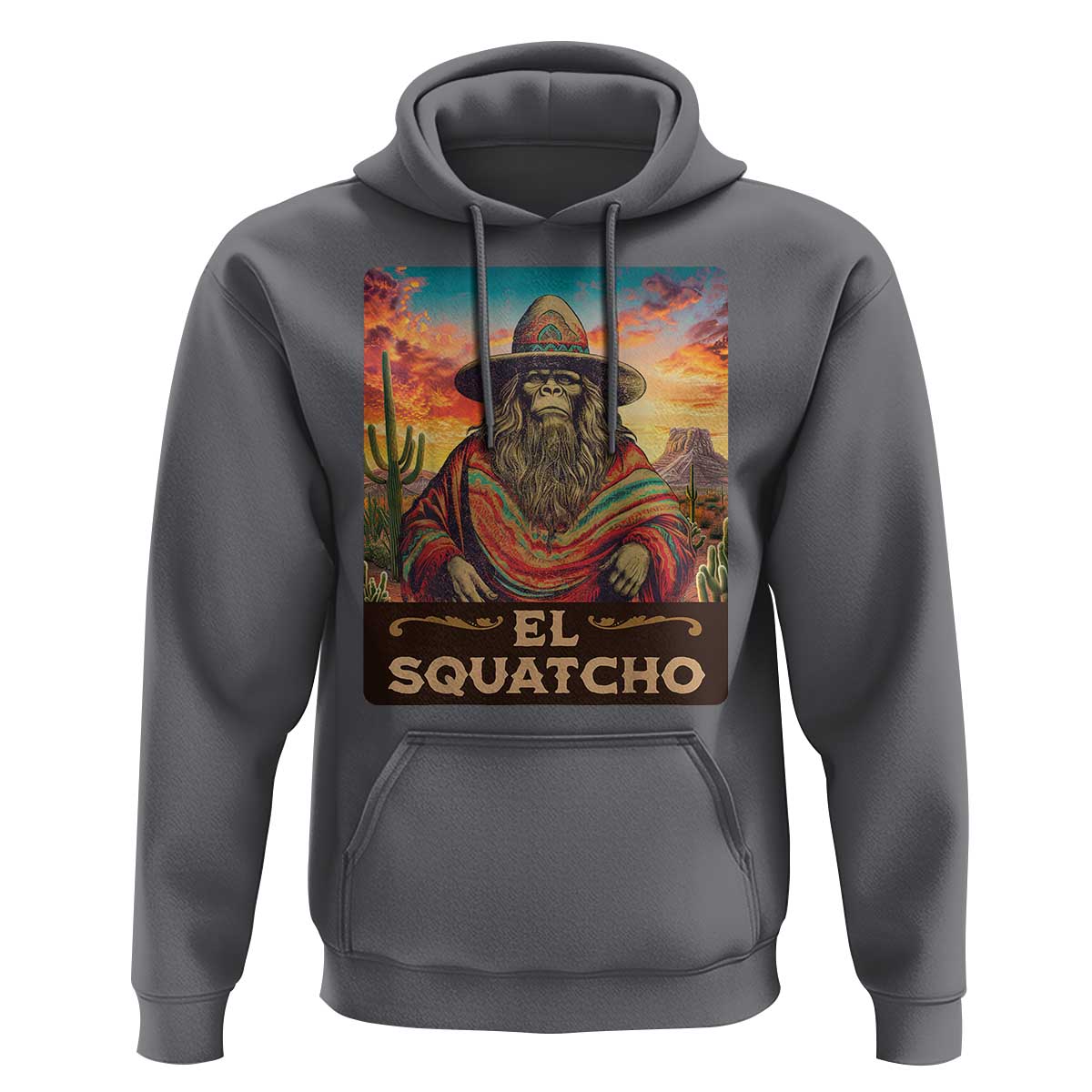 El Squatcho Bigfoot Hoodie Mexican Sasquatch Lovers Cinco De Mayo