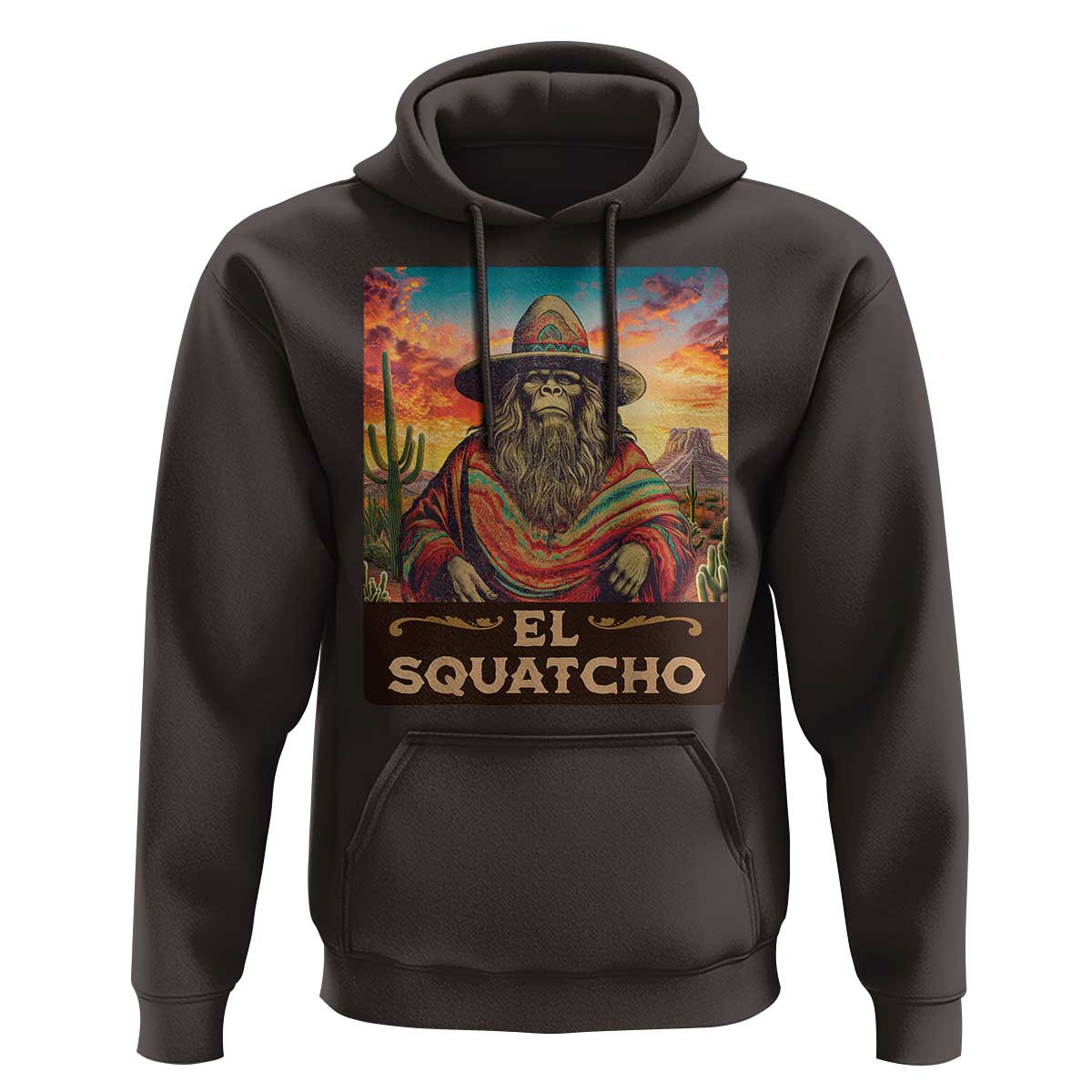 El Squatcho Bigfoot Hoodie Mexican Sasquatch Lovers Cinco De Mayo
