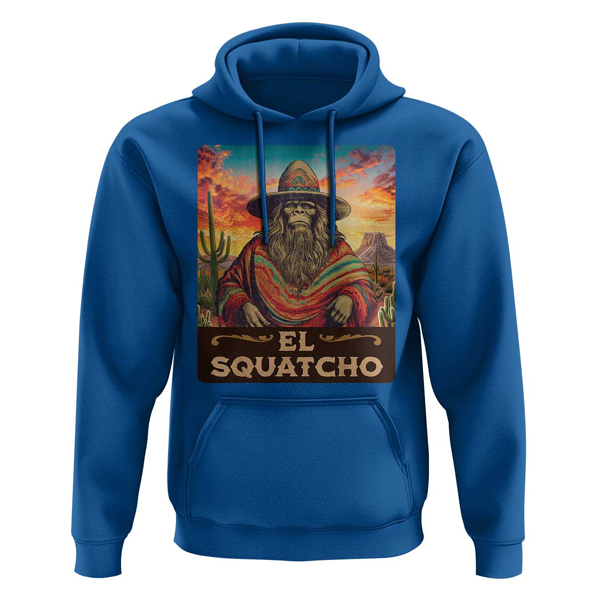 El Squatcho Bigfoot Hoodie Mexican Sasquatch Lovers Cinco De Mayo