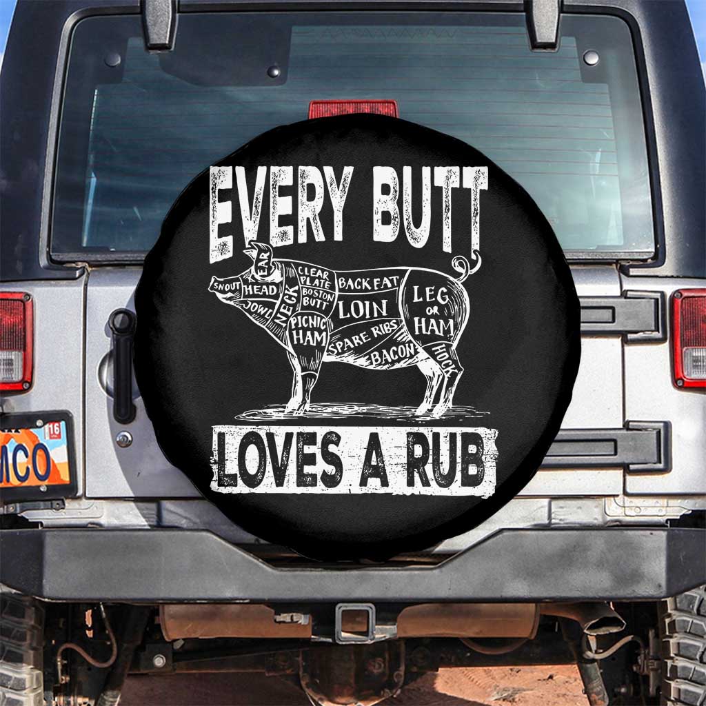 BBQ Spare Tire Cover Pork Butt Rub Dad Grill Gift