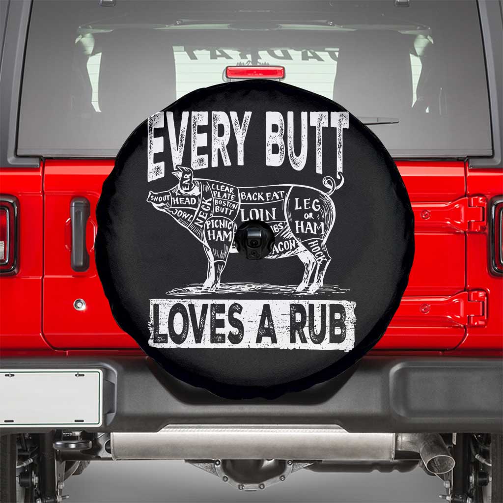 BBQ Spare Tire Cover Pork Butt Rub Dad Grill Gift