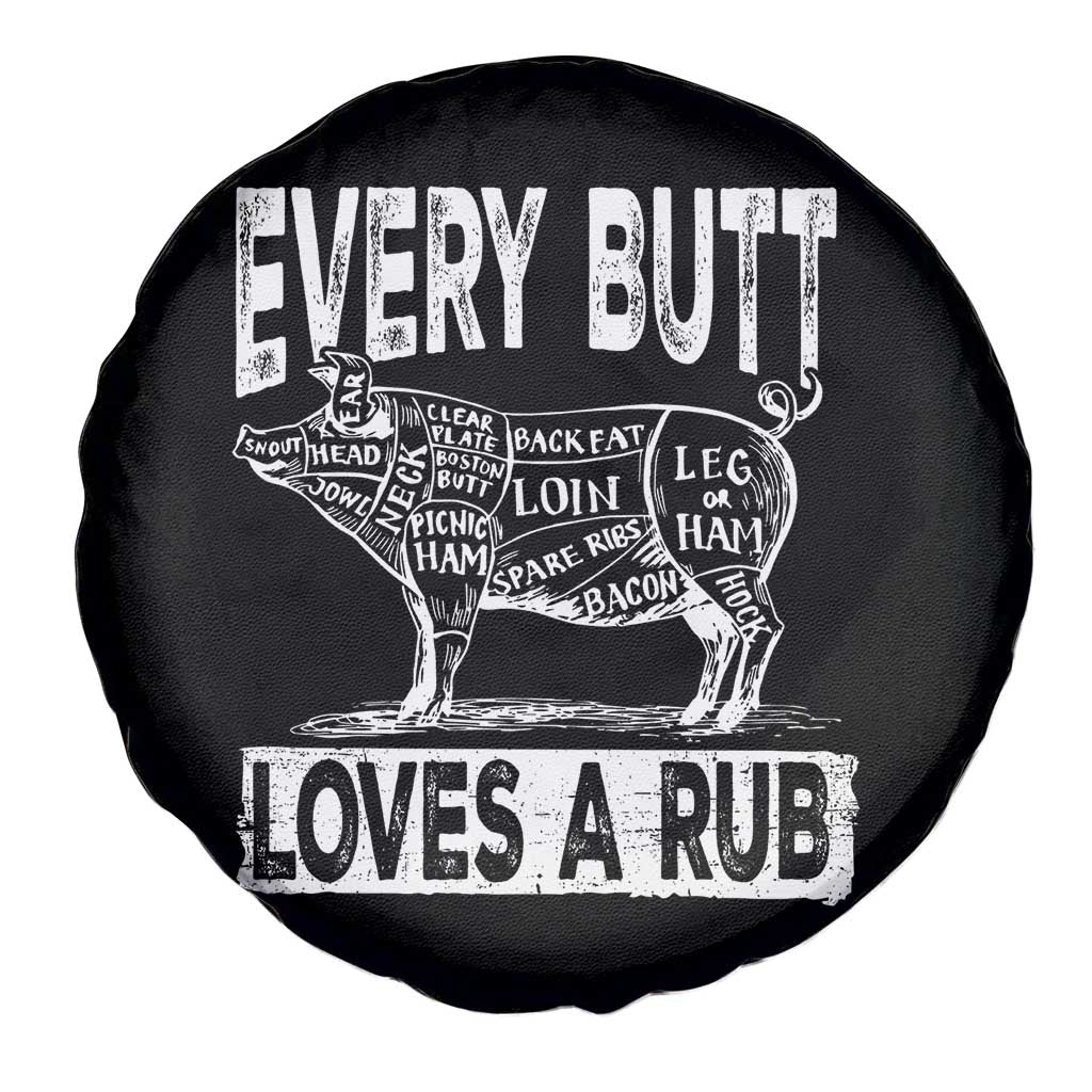 BBQ Spare Tire Cover Pork Butt Rub Dad Grill Gift