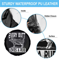 BBQ Spare Tire Cover Pork Butt Rub Dad Grill Gift