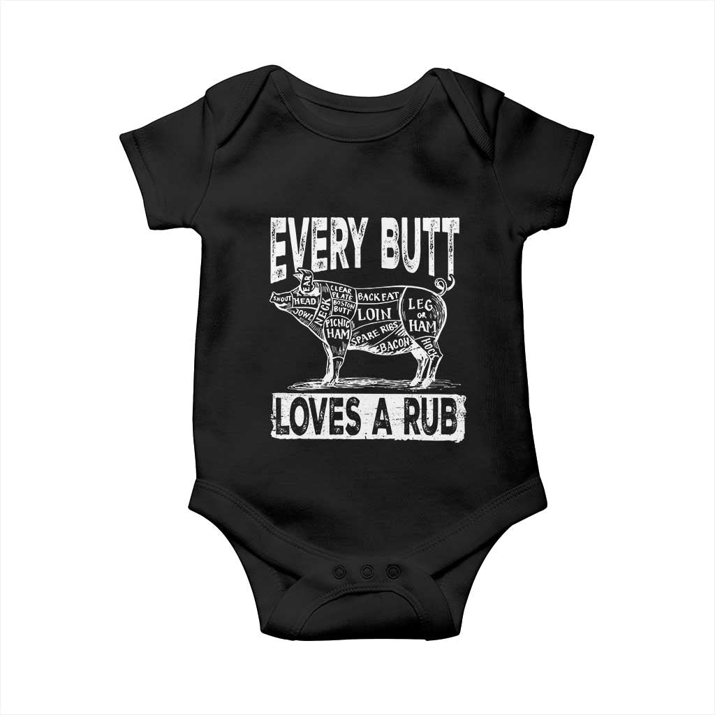 BBQ Baby Onesie Pork Butt Rub Dad Grill Gift