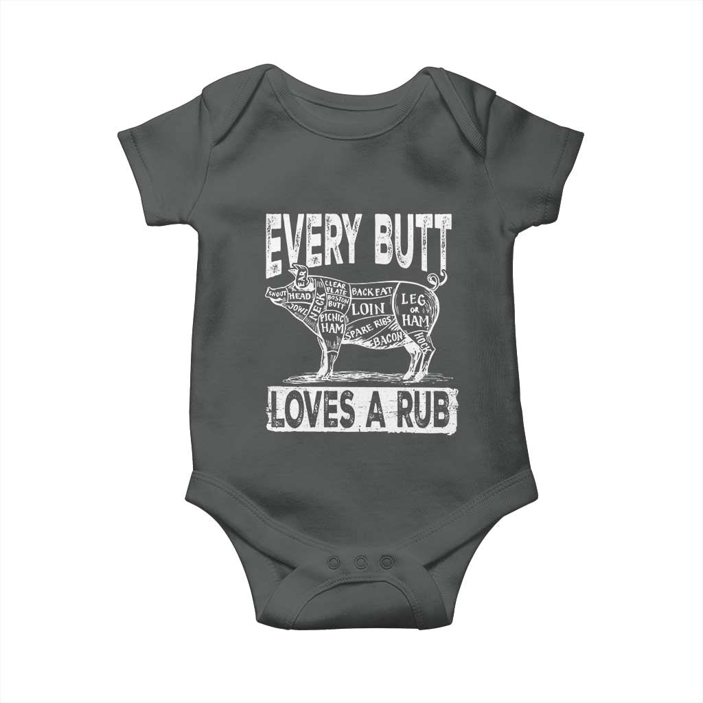 BBQ Baby Onesie Pork Butt Rub Dad Grill Gift