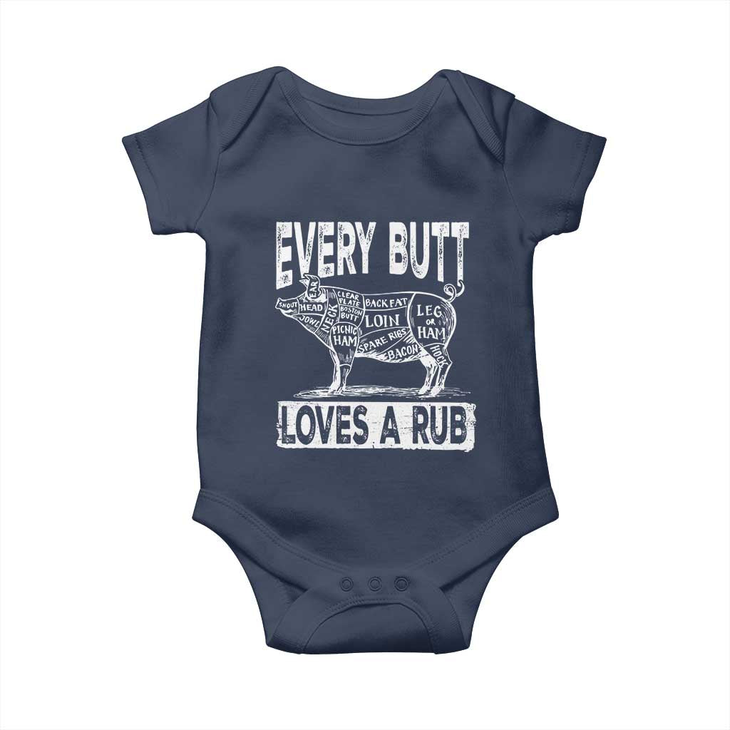 BBQ Baby Onesie Pork Butt Rub Dad Grill Gift