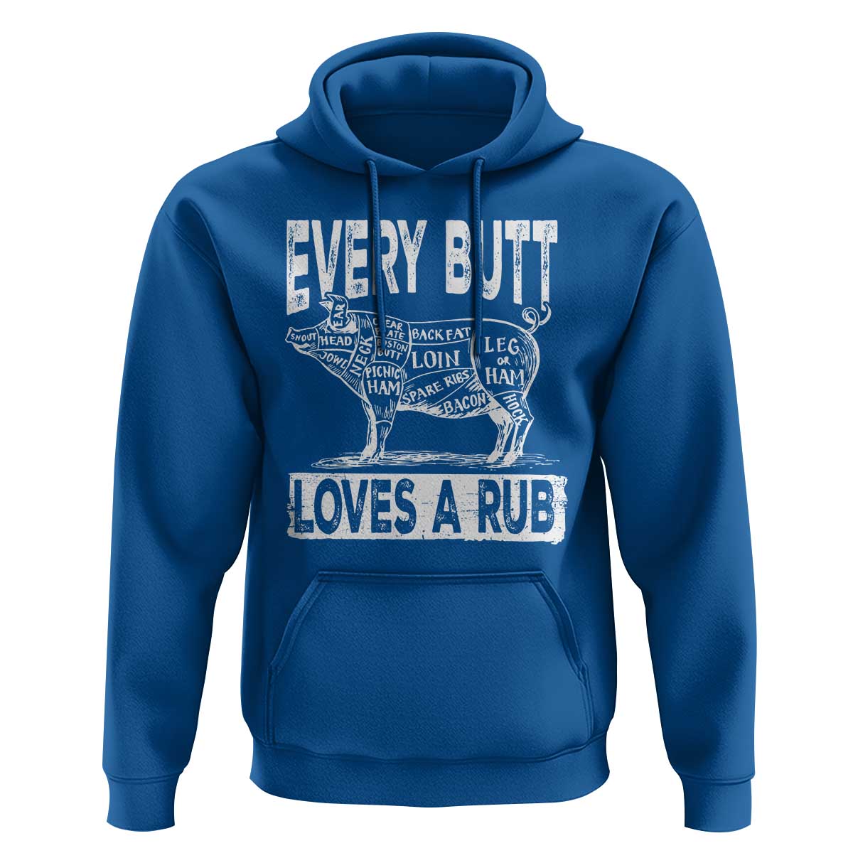 BBQ Hoodie Pork Butt Rub Dad Grill Gift