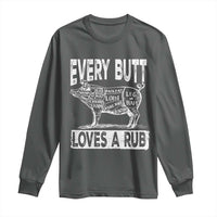 BBQ Long Sleeve Shirt Pork Butt Rub Dad Grill Gift