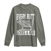 BBQ Long Sleeve Shirt Pork Butt Rub Dad Grill Gift