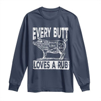 BBQ Long Sleeve Shirt Pork Butt Rub Dad Grill Gift