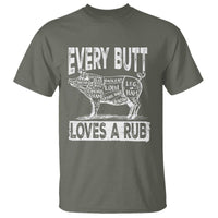 BBQ T Shirt Pork Butt Rub Dad Grill Gift - Wonder Print Shop
