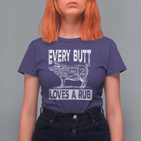 BBQ T Shirt For Women Pork Butt Rub Dad Grill Gift - Wonder Print Shop