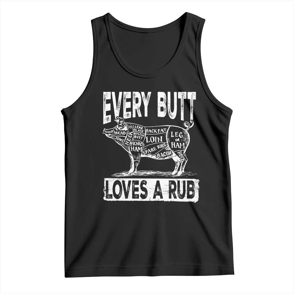 BBQ Tank Top Pork Butt Rub Dad Grill Gift