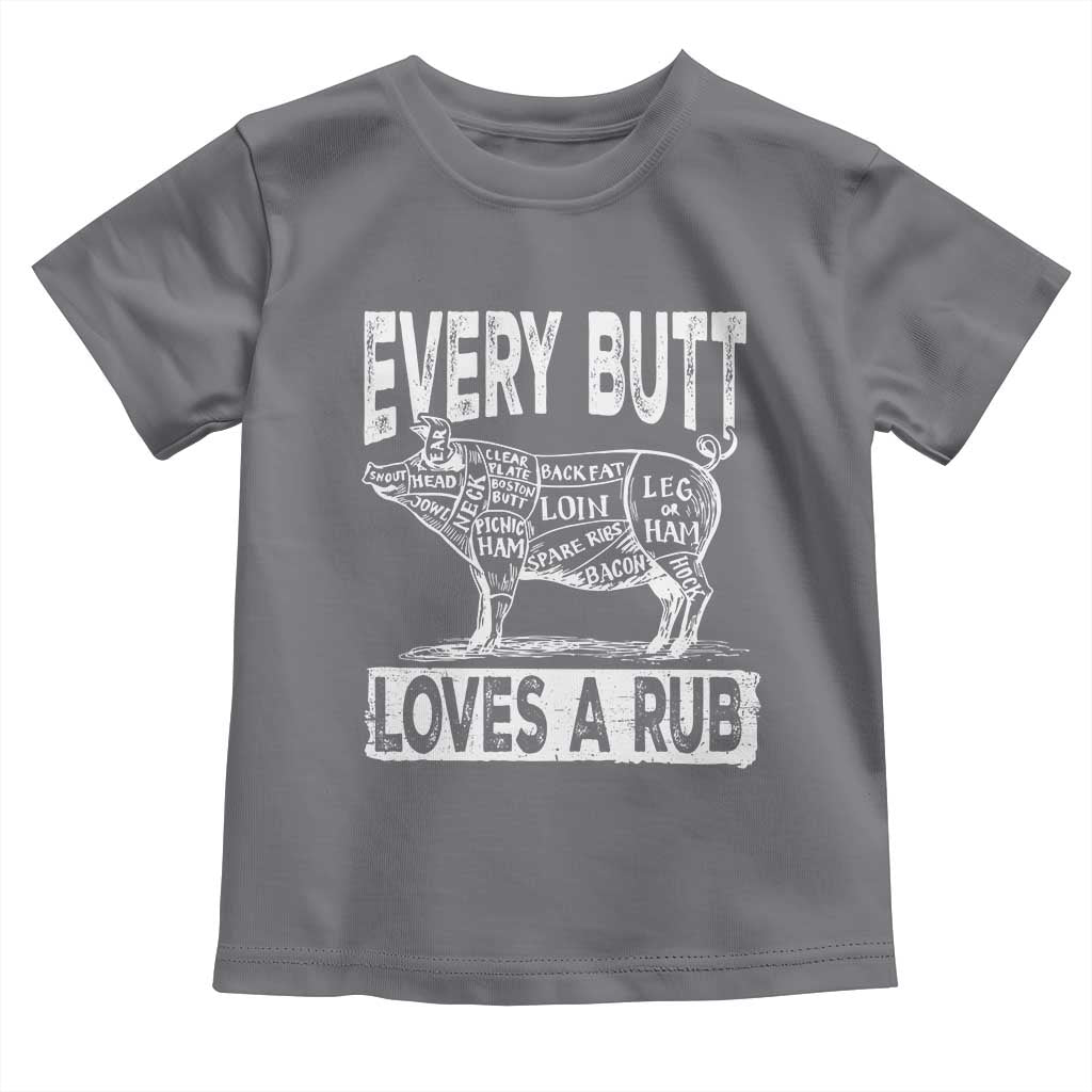 BBQ Toddler T Shirt Pork Butt Rub Dad Grill Gift