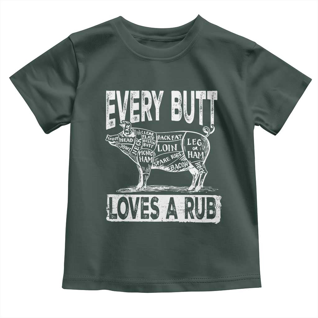 BBQ Toddler T Shirt Pork Butt Rub Dad Grill Gift