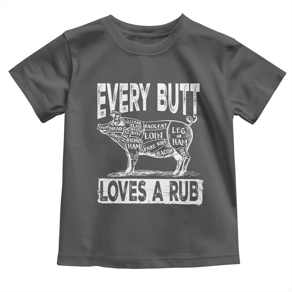 BBQ Toddler T Shirt Pork Butt Rub Dad Grill Gift