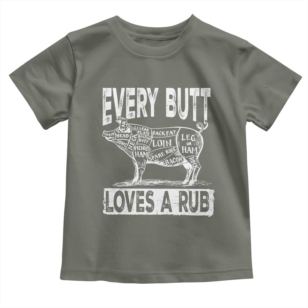 BBQ Toddler T Shirt Pork Butt Rub Dad Grill Gift