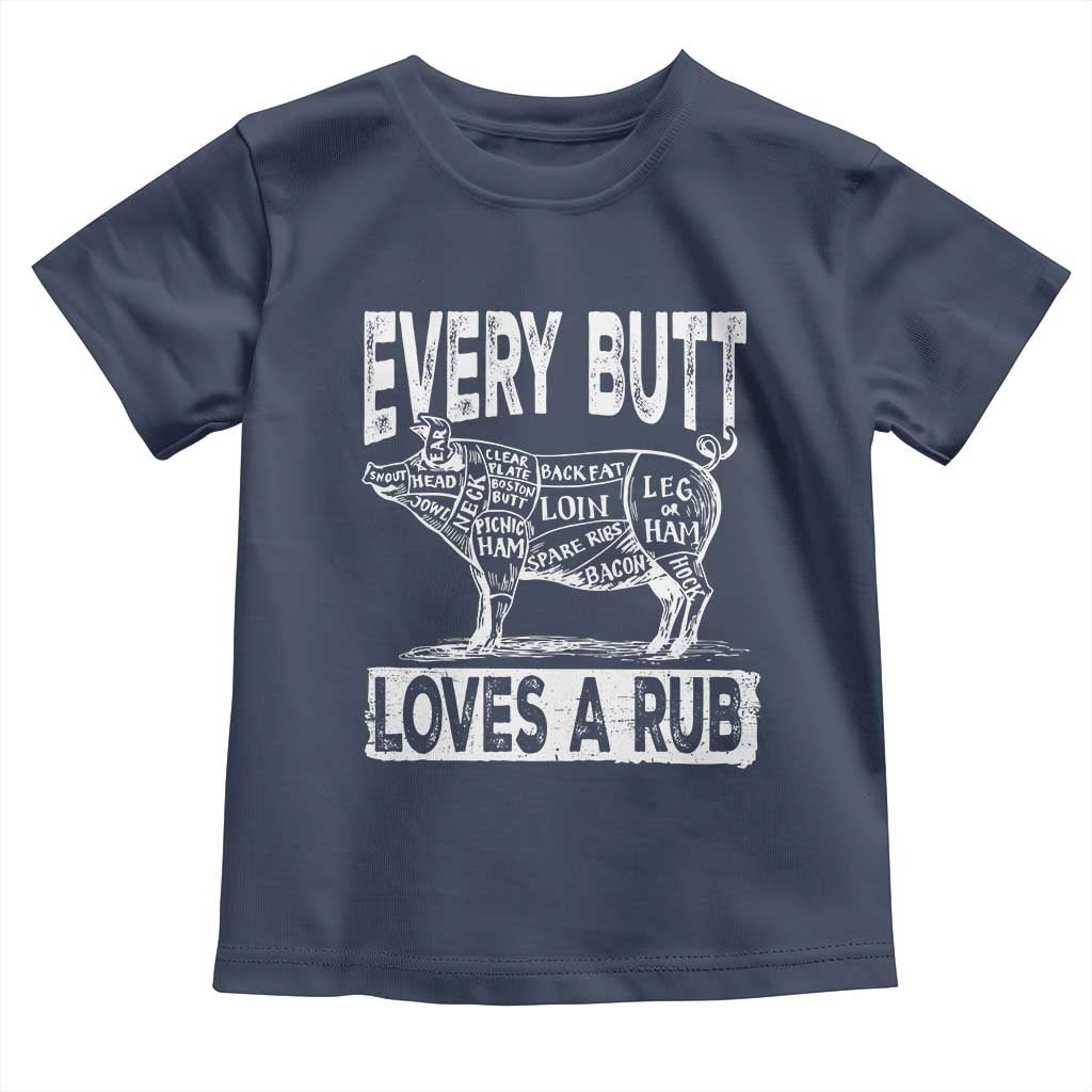 BBQ Toddler T Shirt Pork Butt Rub Dad Grill Gift