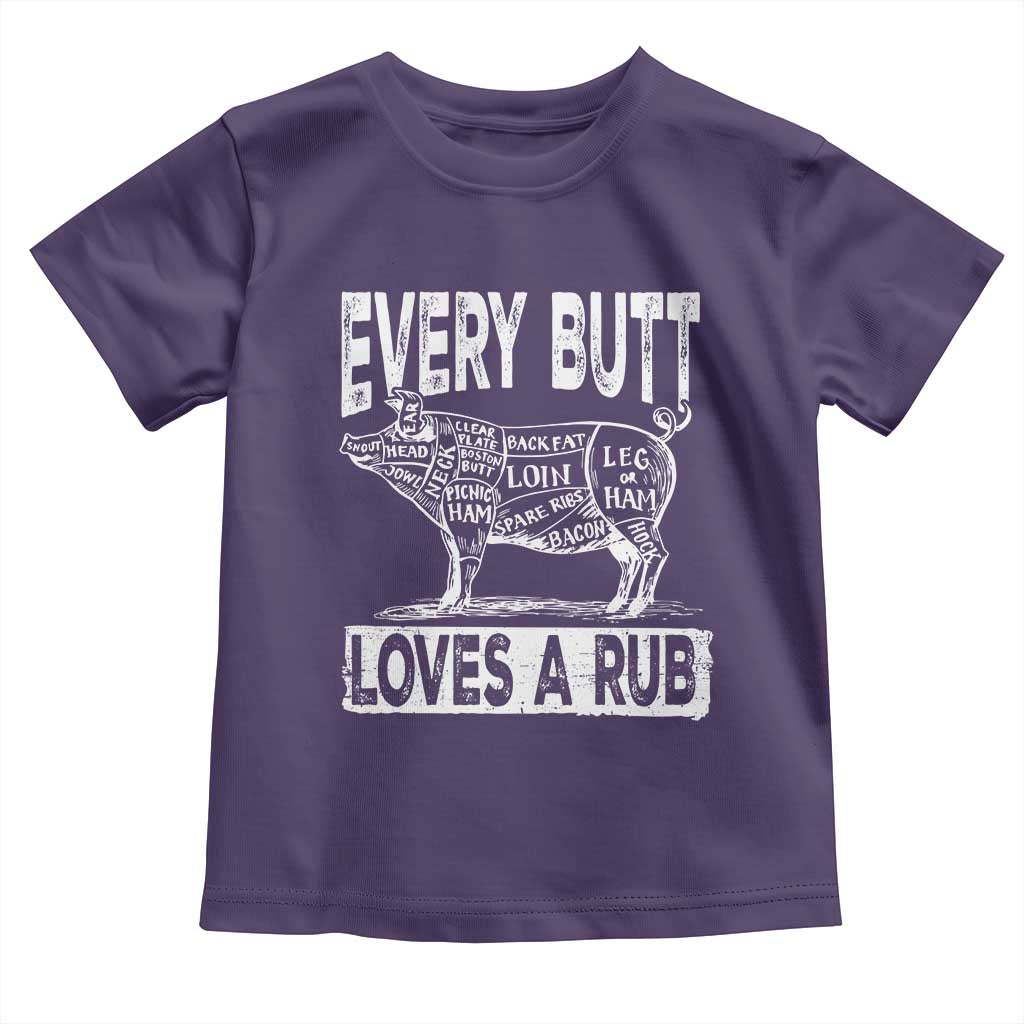 BBQ Toddler T Shirt Pork Butt Rub Dad Grill Gift