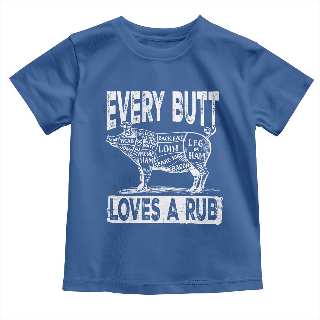 BBQ Toddler T Shirt Pork Butt Rub Dad Grill Gift