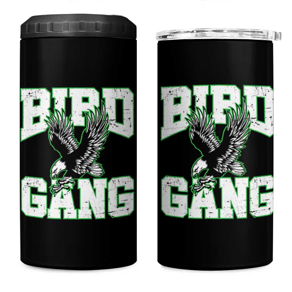 Bird Gang 4 in 1 Can Cooler Tumbler Vintage 90s Style Classic Eagles Fly - Wonder Print Shop