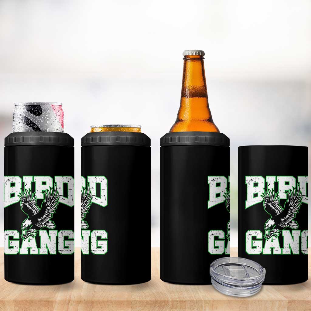 Bird Gang 4 in 1 Can Cooler Tumbler Vintage 90s Style Classic Eagles Fly - Wonder Print Shop