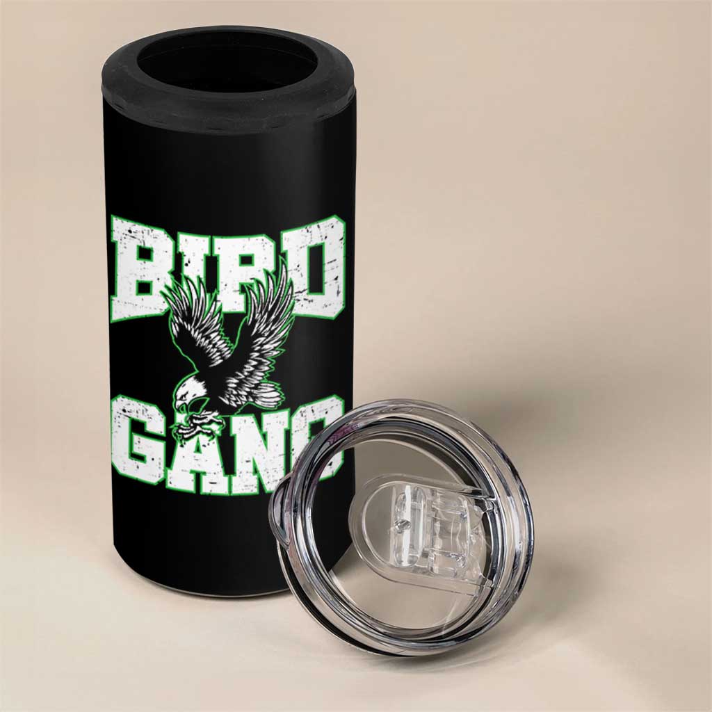Bird Gang 4 in 1 Can Cooler Tumbler Vintage 90s Style Classic Eagles Fly - Wonder Print Shop
