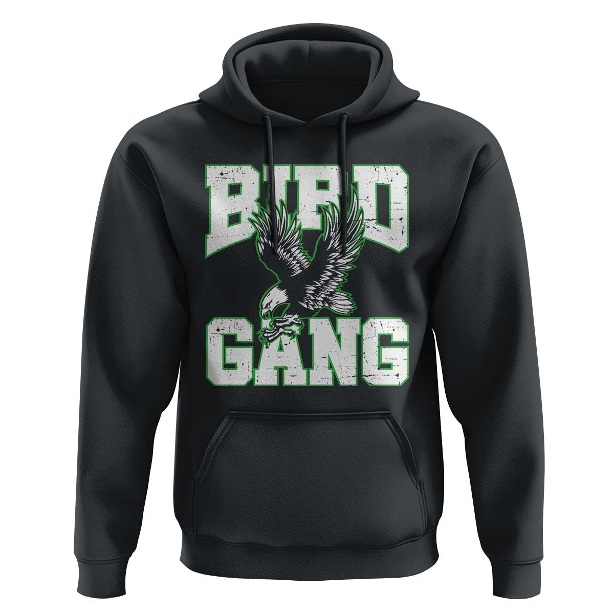 Bird Gang Hoodie Vintage 90s Style Classic Eagles Fly - Wonder Print Shop
