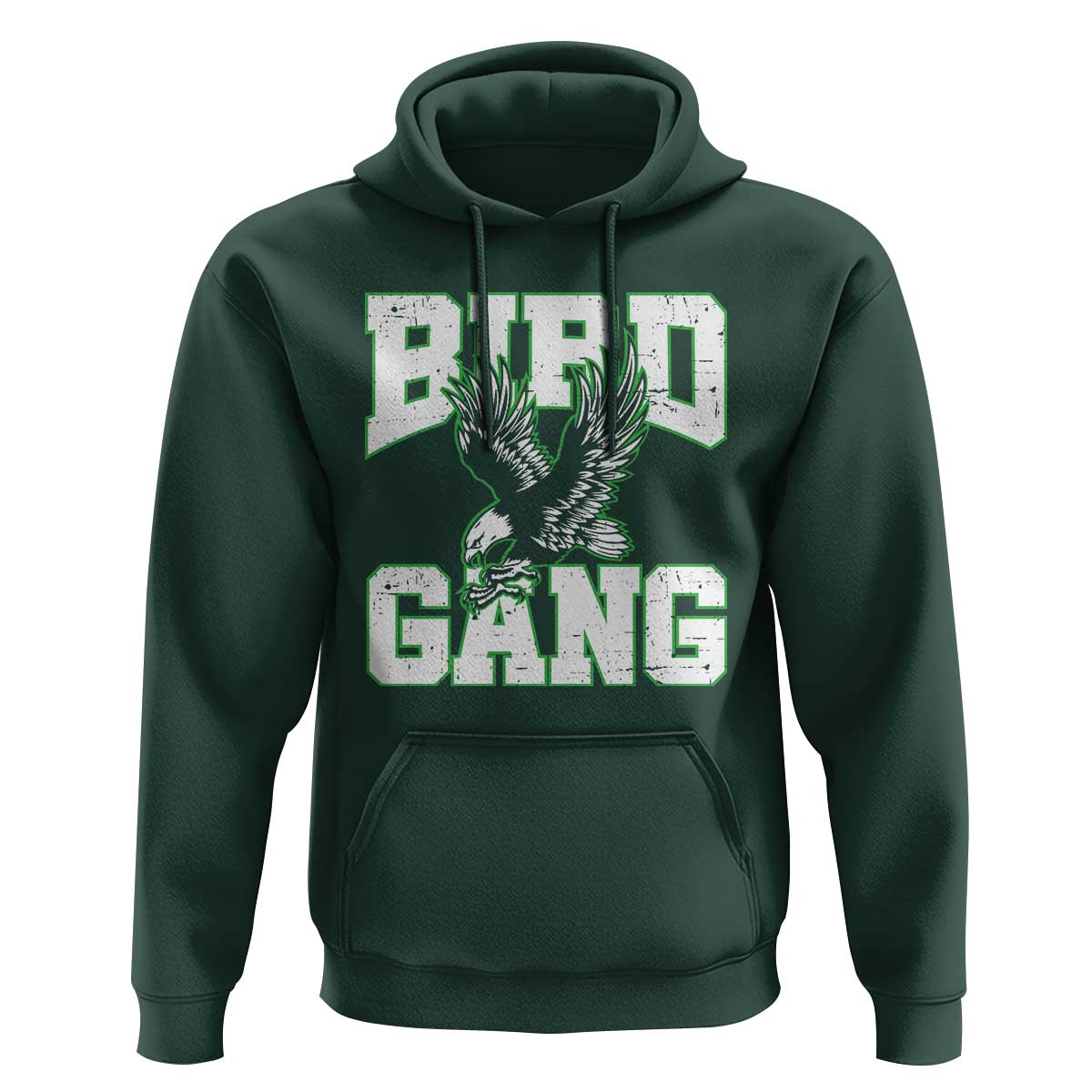 Bird Gang Hoodie Vintage 90s Style Classic Eagles Fly - Wonder Print Shop