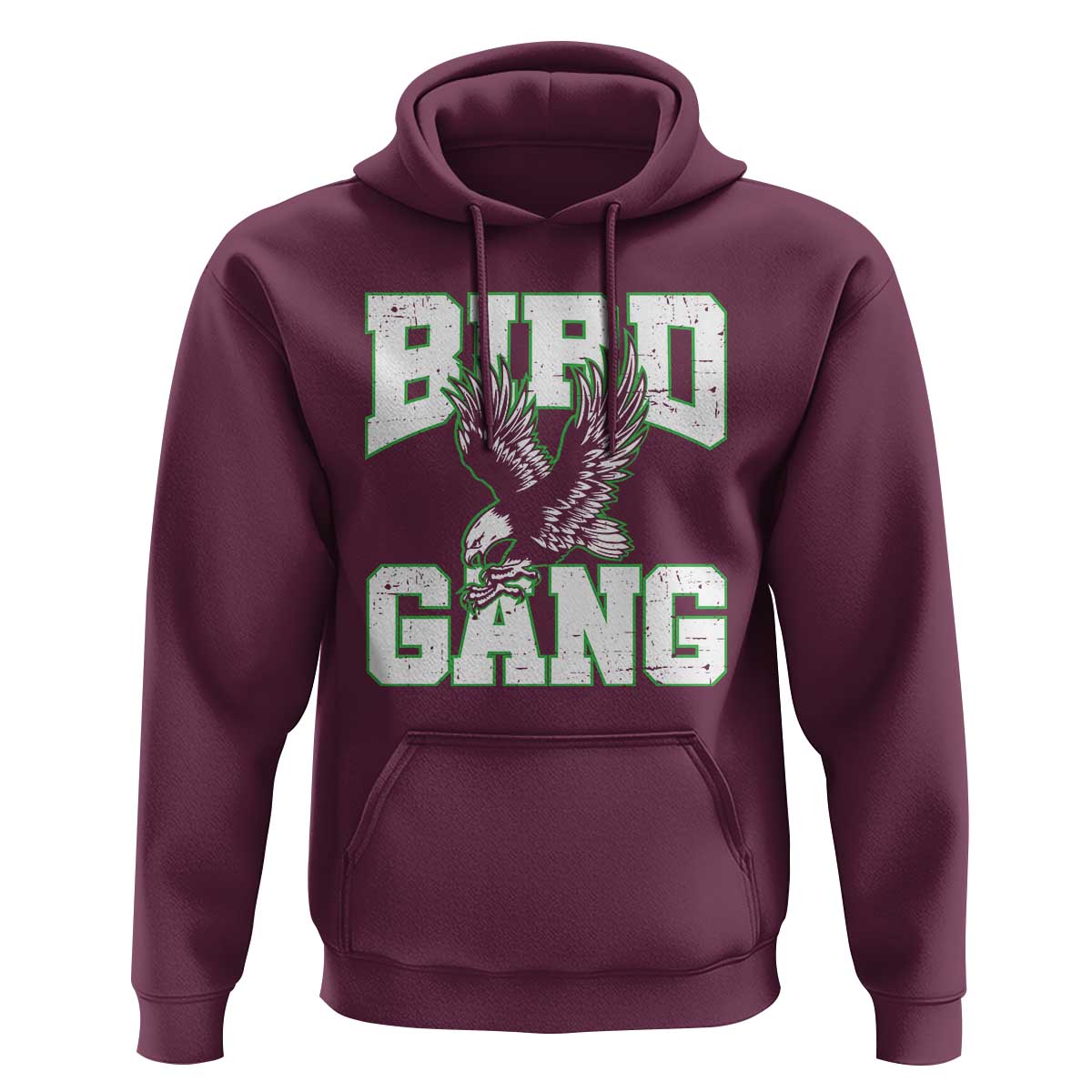 Bird Gang Hoodie Vintage 90s Style Classic Eagles Fly - Wonder Print Shop