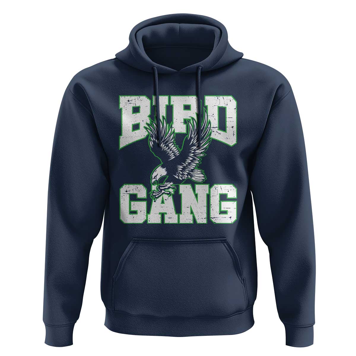Bird Gang Hoodie Vintage 90s Style Classic Eagles Fly - Wonder Print Shop
