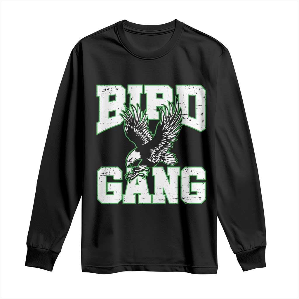 Bird Gang Long Sleeve Shirt Vintage 90s Style Classic Eagles Fly - Wonder Print Shop