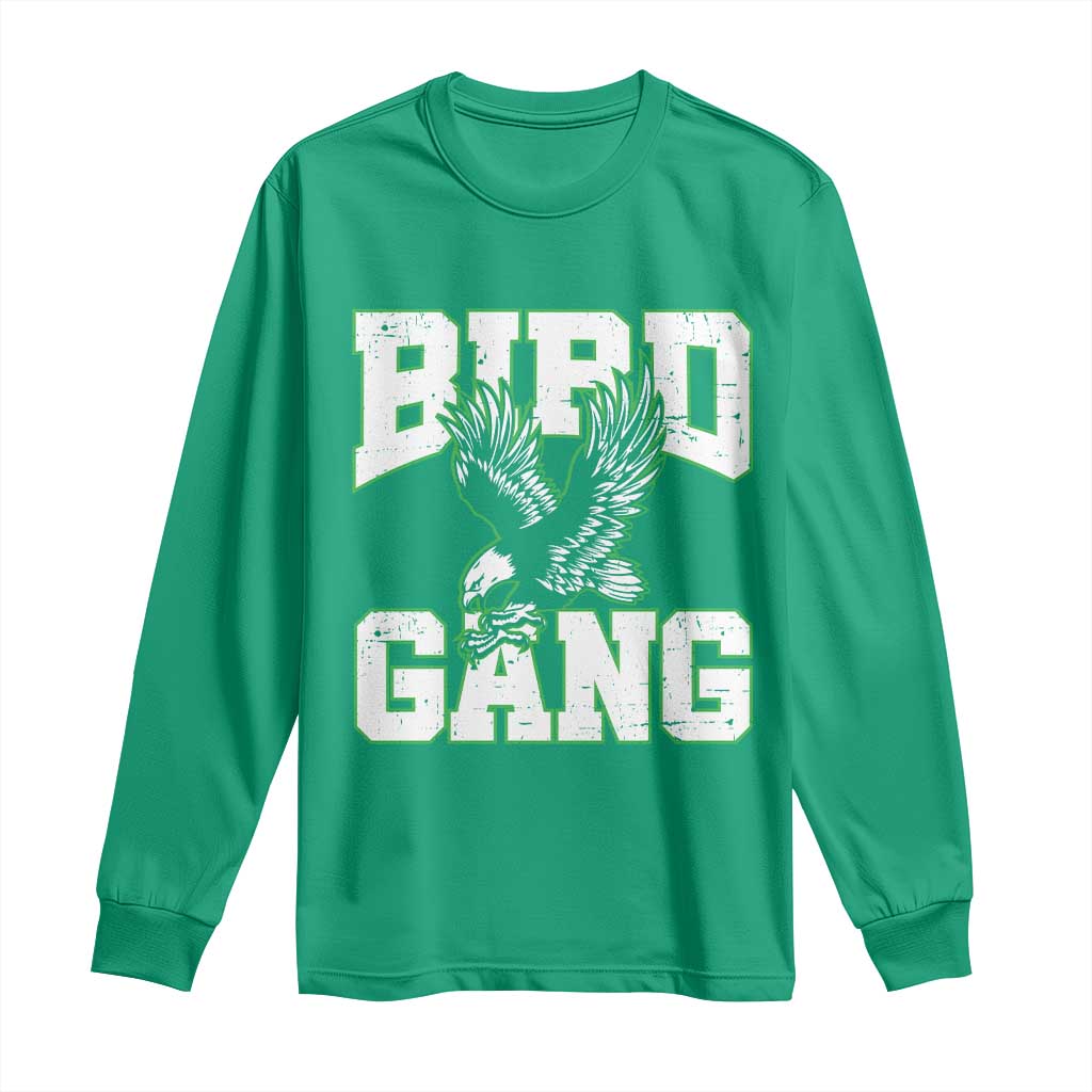 Bird Gang Long Sleeve Shirt Vintage 90s Style Classic Eagles Fly - Wonder Print Shop
