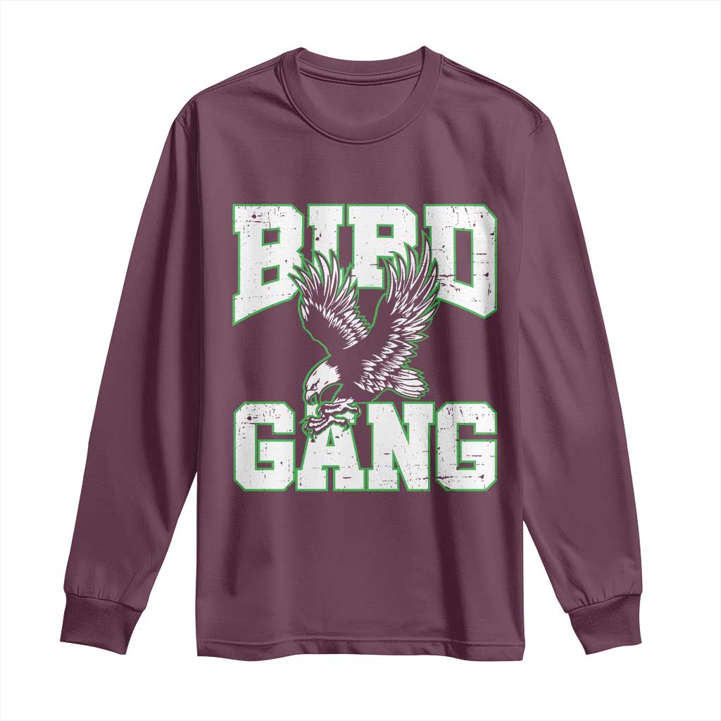 Bird Gang Long Sleeve Shirt Vintage 90s Style Classic Eagles Fly - Wonder Print Shop