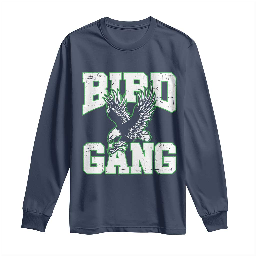 Bird Gang Long Sleeve Shirt Vintage 90s Style Classic Eagles Fly - Wonder Print Shop