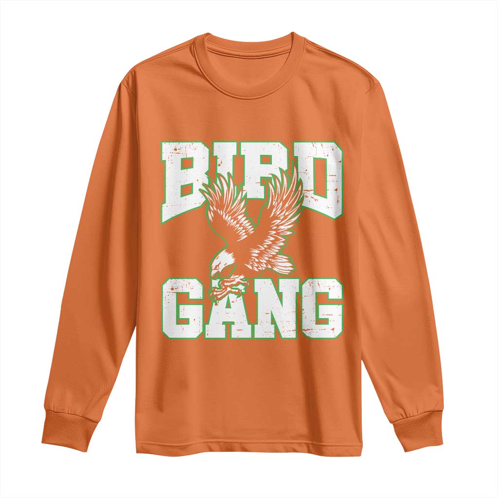Bird Gang Long Sleeve Shirt Vintage 90s Style Classic Eagles Fly - Wonder Print Shop