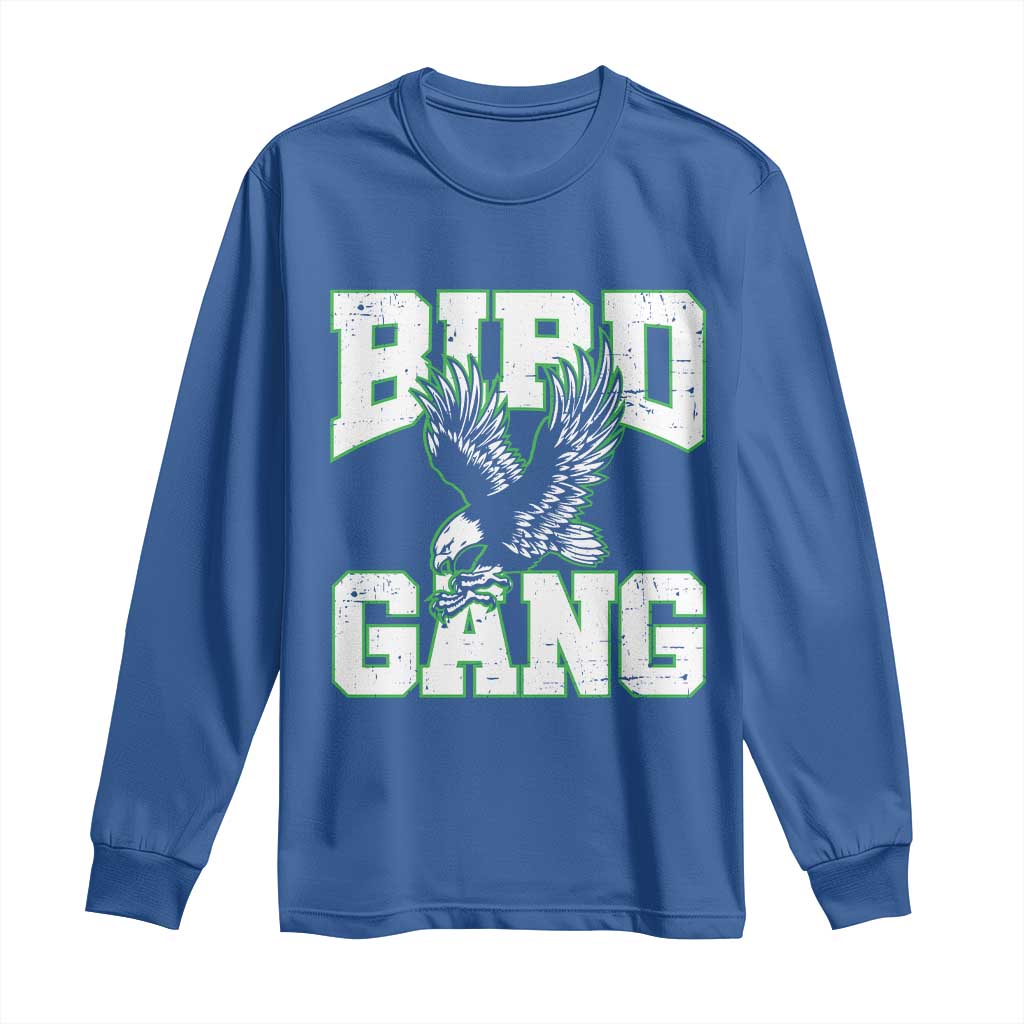 Bird Gang Long Sleeve Shirt Vintage 90s Style Classic Eagles Fly - Wonder Print Shop