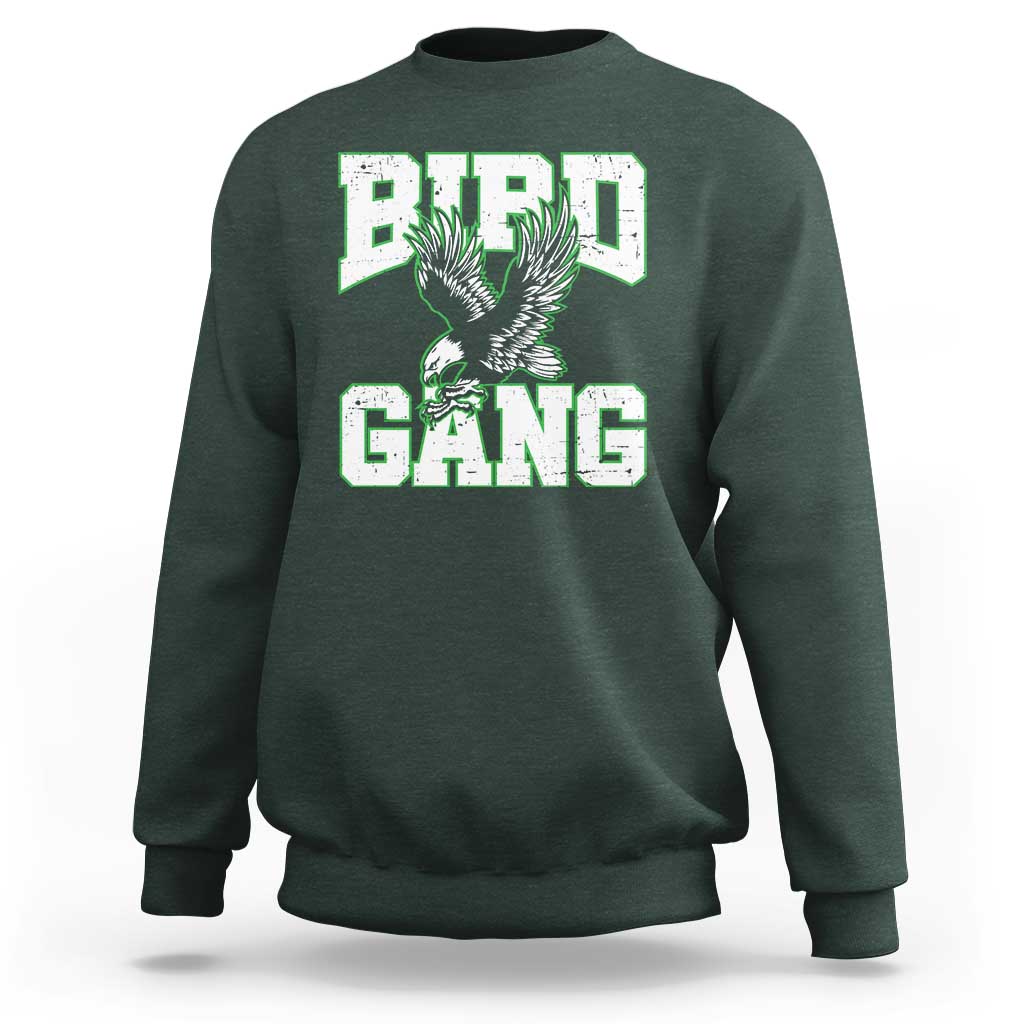 Bird Gang Sweatshirt Vintage 90s Style Classic Eagles Fly - Wonder Print Shop