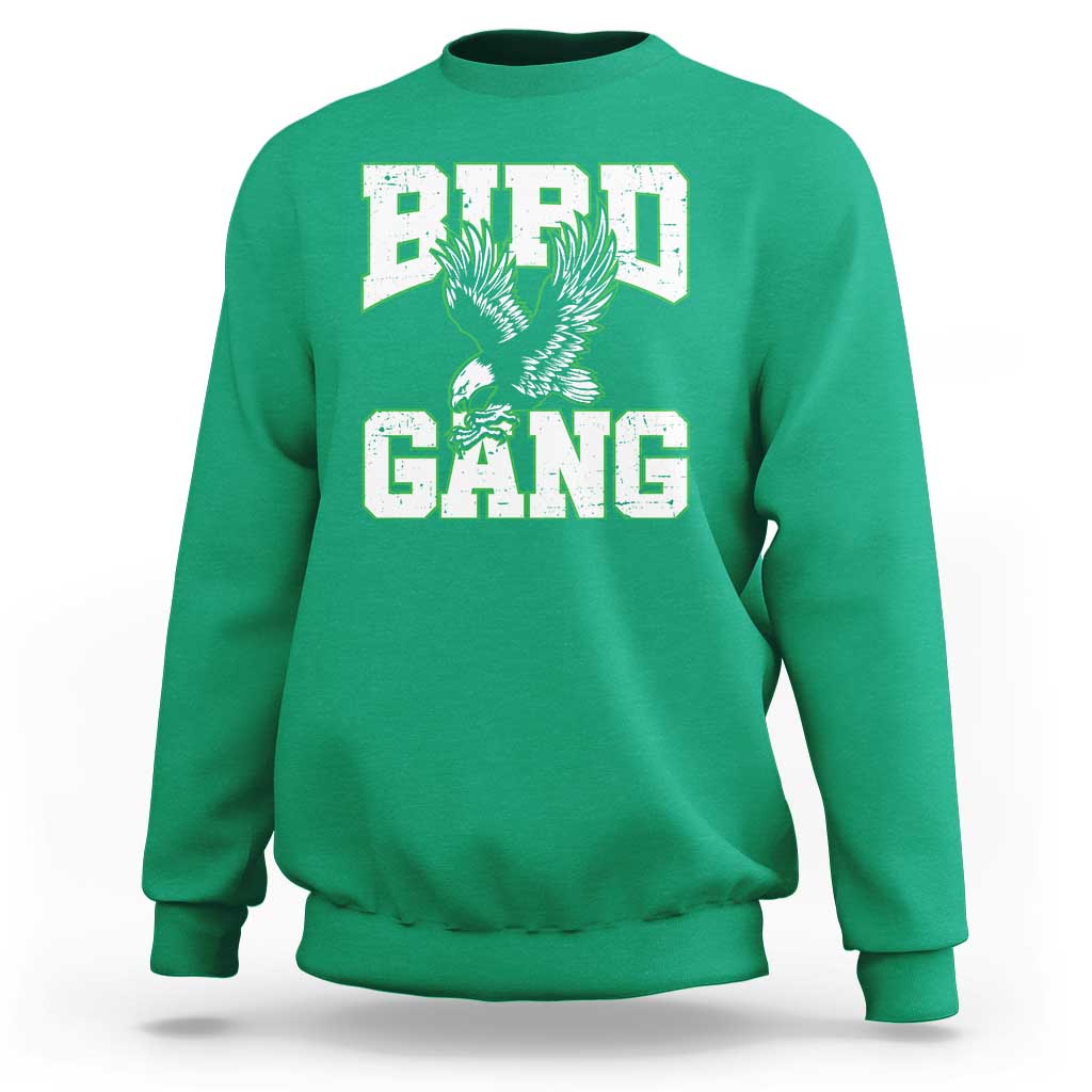 Bird Gang Sweatshirt Vintage 90s Style Classic Eagles Fly - Wonder Print Shop