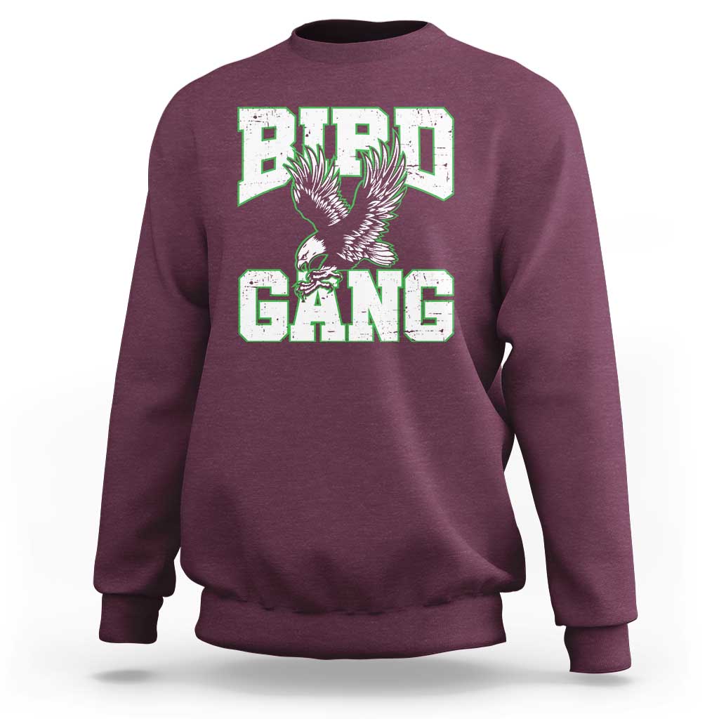 Bird Gang Sweatshirt Vintage 90s Style Classic Eagles Fly - Wonder Print Shop