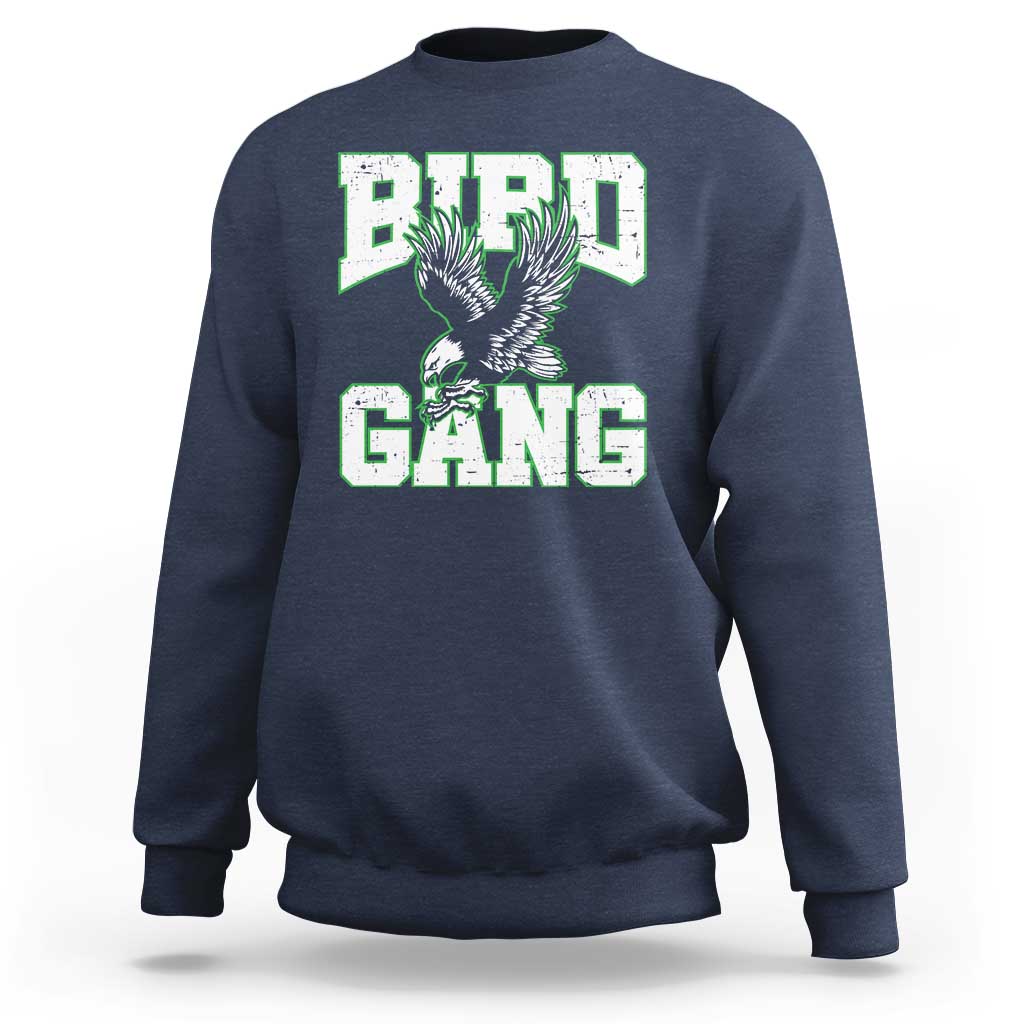 Bird Gang Sweatshirt Vintage 90s Style Classic Eagles Fly - Wonder Print Shop