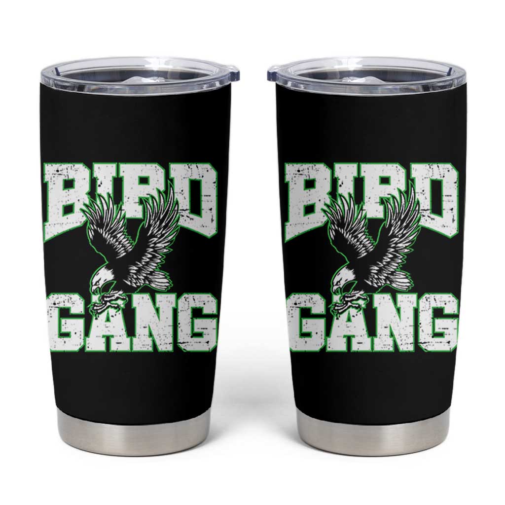 Bird Gang Tumbler Cup Vintage 90s Style Classic Eagles Fly - Wonder Print Shop