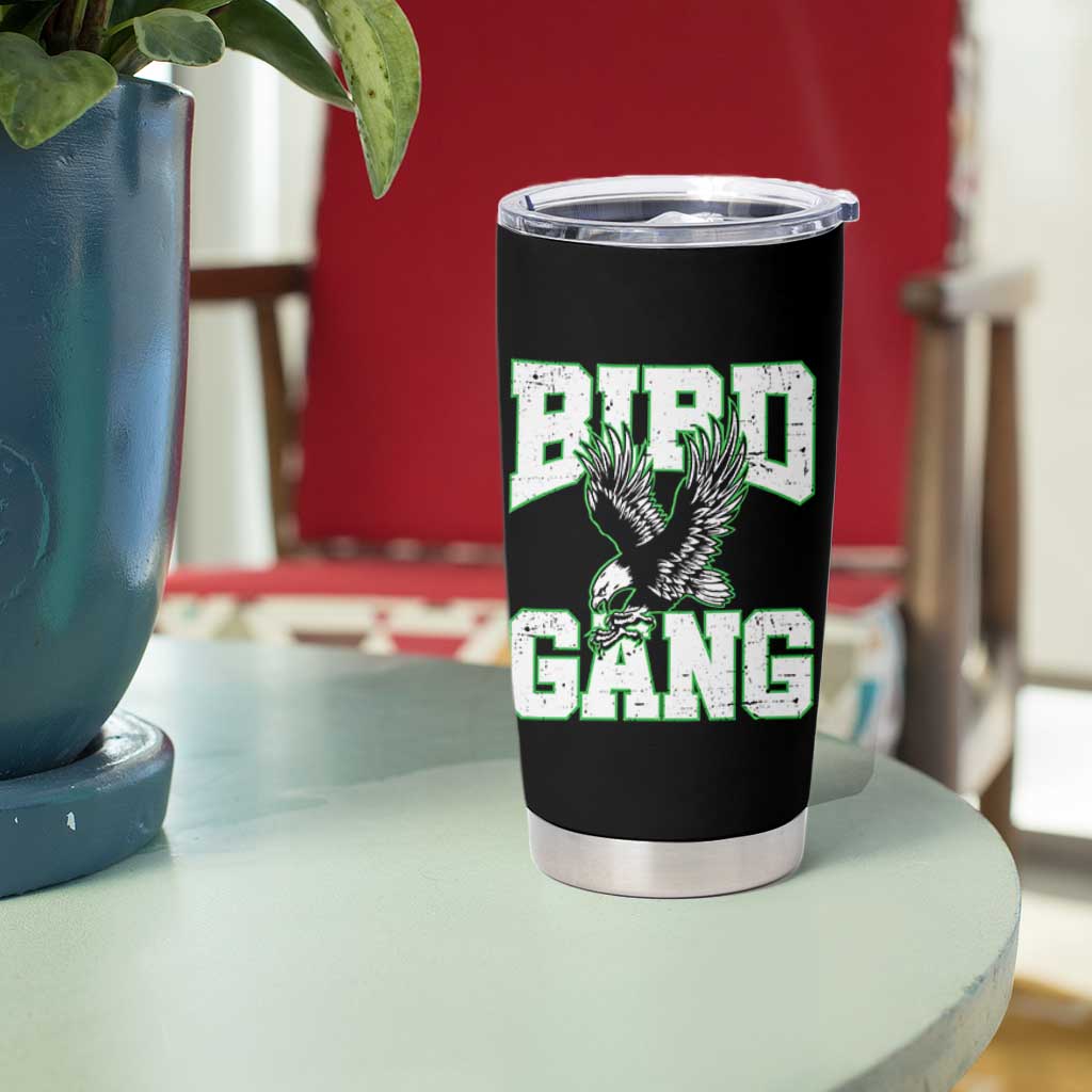 Bird Gang Tumbler Cup Vintage 90s Style Classic Eagles Fly - Wonder Print Shop