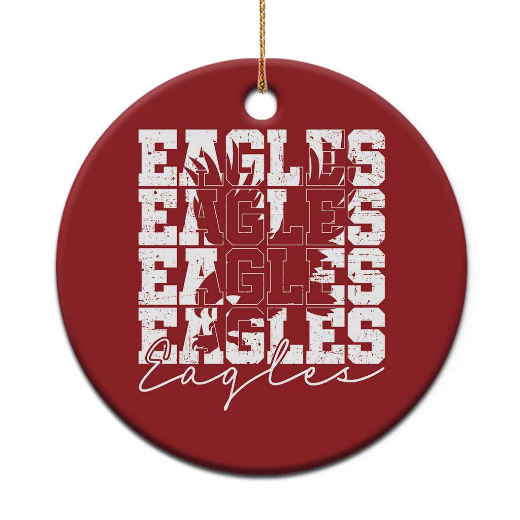 Vintage Eagles Bird Inspirational Christmas Ornament 90s Style Classic Eagles Fly - Wonder Print Shop