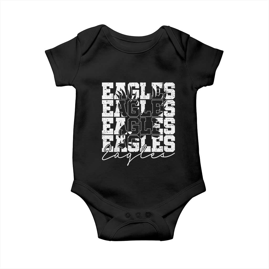 Vintage Eagles Bird Inspirational Baby Onesie 90s Style Classic Eagles Fly - Wonder Print Shop