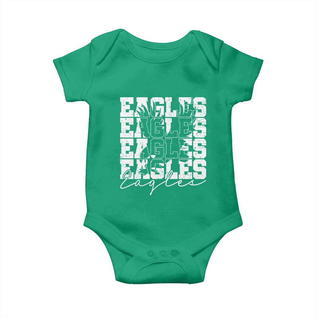 Vintage Eagles Bird Inspirational Baby Onesie 90s Style Classic Eagles Fly - Wonder Print Shop